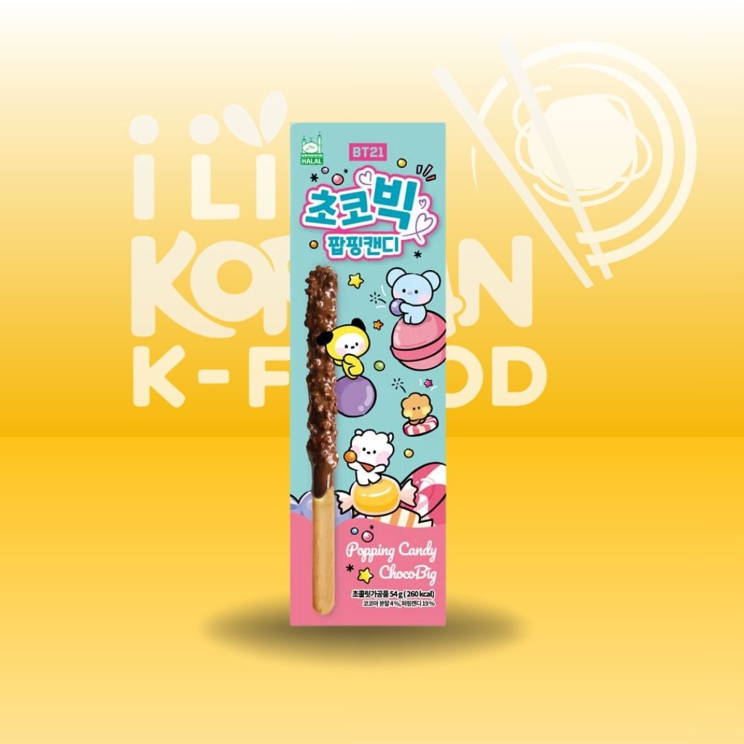 BT21 CHOCOBIG POPPING CANDY 57g
