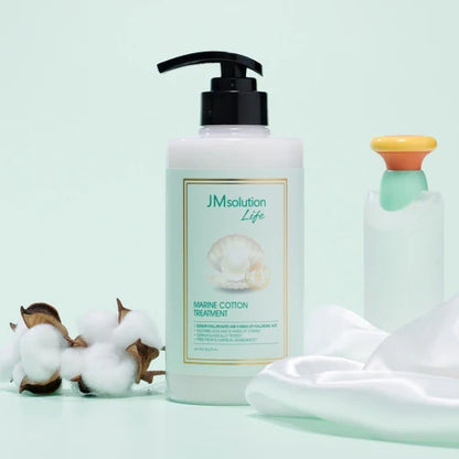 JM SOLUTION LIFE MARINE COTTON BODY LOTION 500ml
