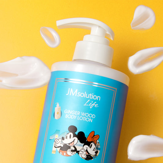 JM SOLUTION LIFE GINGER WOOD BODY LOTION DISNEY 500ml