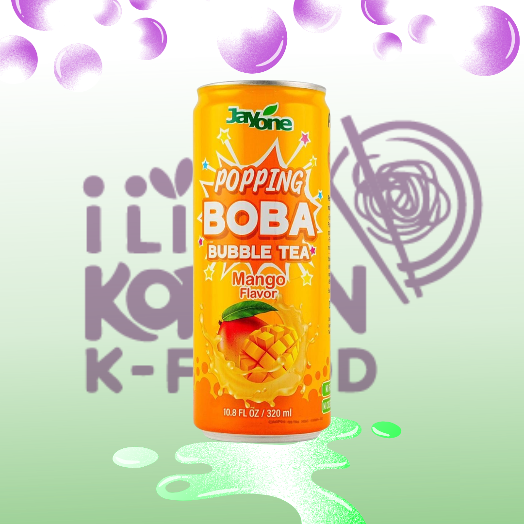 POPPING BOBA BUBBLE TEA SABOR MANGO