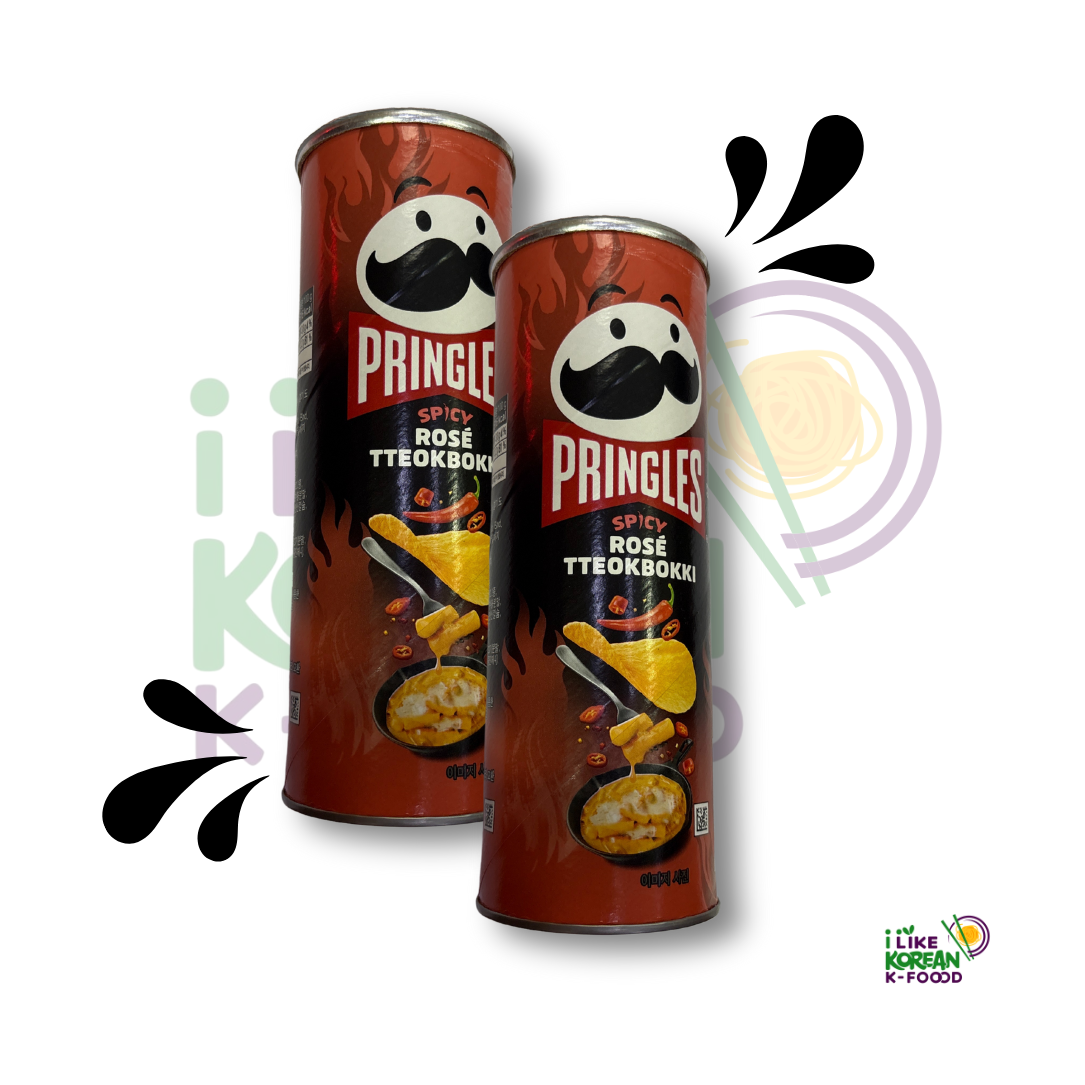 Papas Pringles "Spicy Rose Tteokbokki"