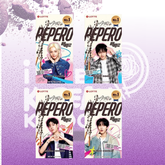 PEPERO X SKZ WHITE COOKIE