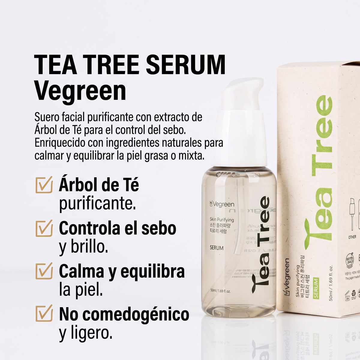 VEGREEN SERUM DE ÁRBOL DE TÉ