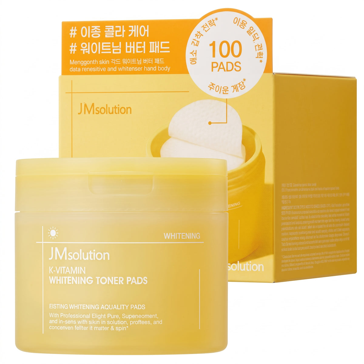 JMSOLUTION VITA DUO WHITENING TONER PADS