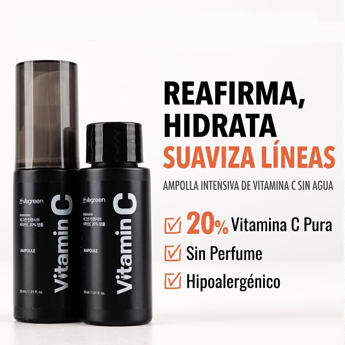VEGREEN VITAMINA C INTENSIVO AMPOULE