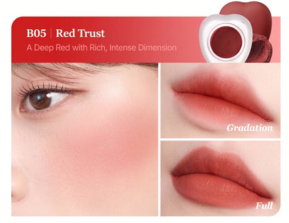 TROISTOUCH HEART PAIRING LIP & CHEEK BLUR POT