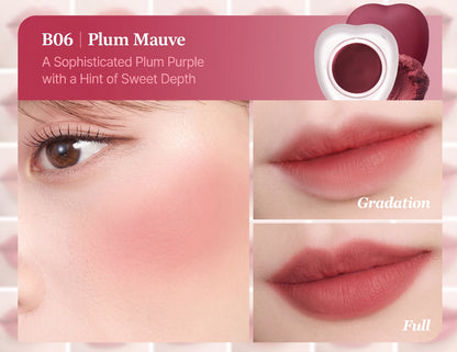 TROISTOUCH HEART PAIRING LIP & CHEEK BLUR POT