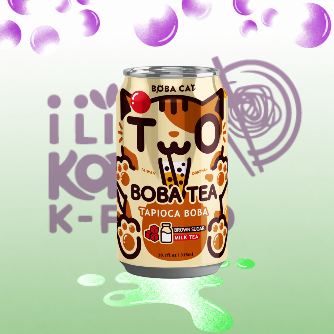 BOBA CAT SABOR BROWN SUGAR