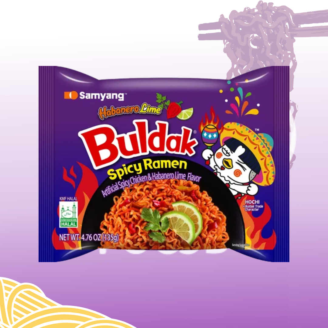 BULDAK PICANTE HABANERO LIMON BOLSA CAJA 40PZ