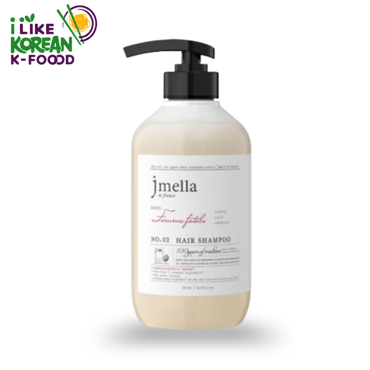 JEMELLA IN FRANCE FEME FATALE HAIR SHAMPOO 500ml